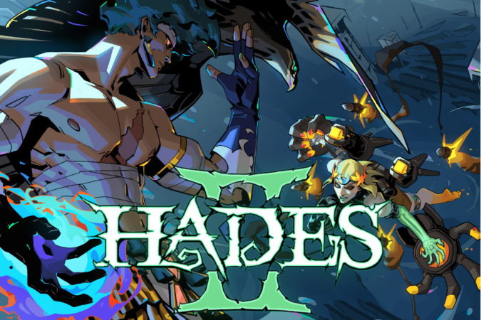 Illustrated cover image of game named Hades