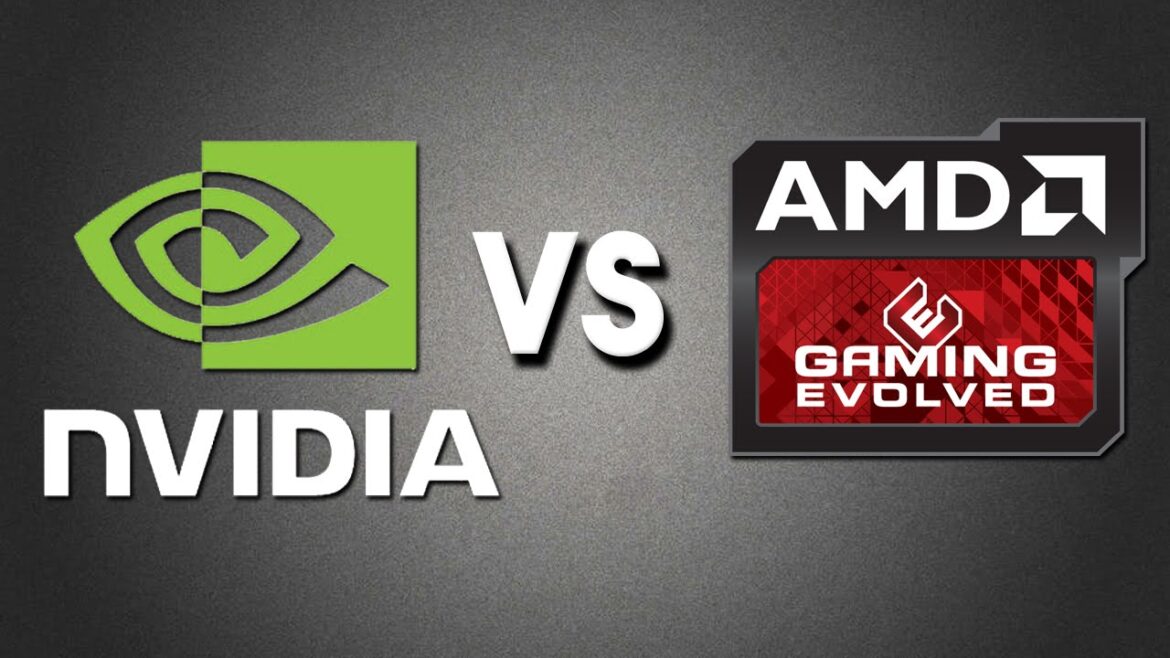 Pictorial representation of Nvidia vs AMD graphic card comparison